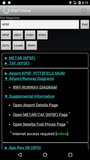 WairToNow  Aviation Navigation